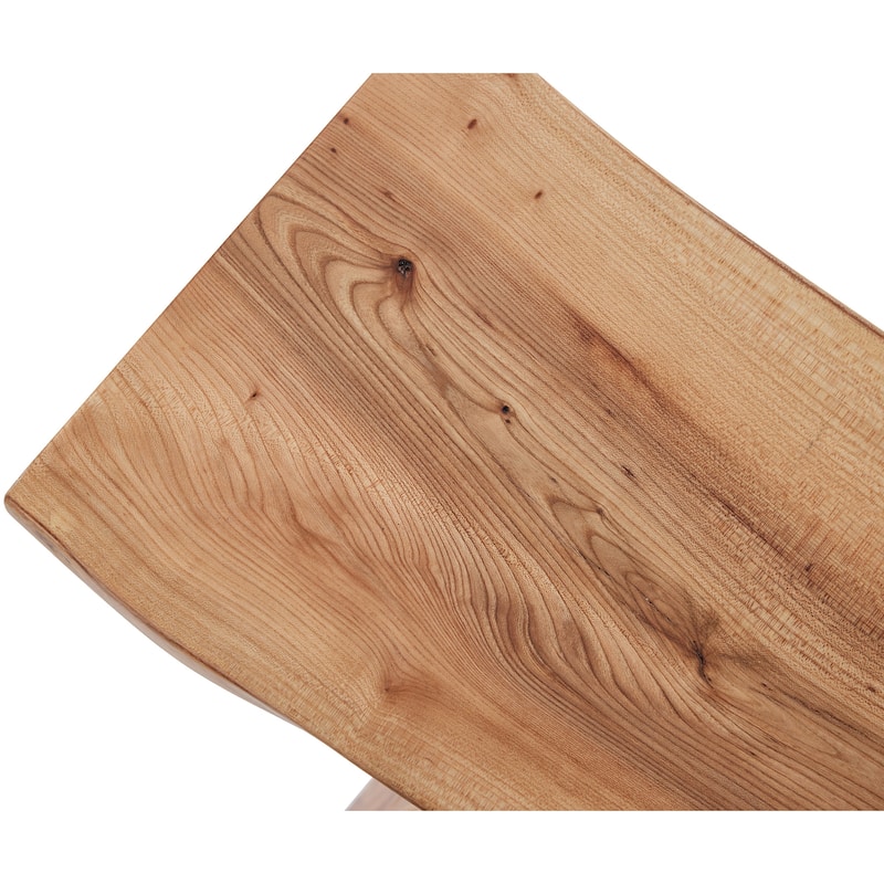 Live Edge Wood Entryway Bench, Rustic Dining Bench, Natural Finish