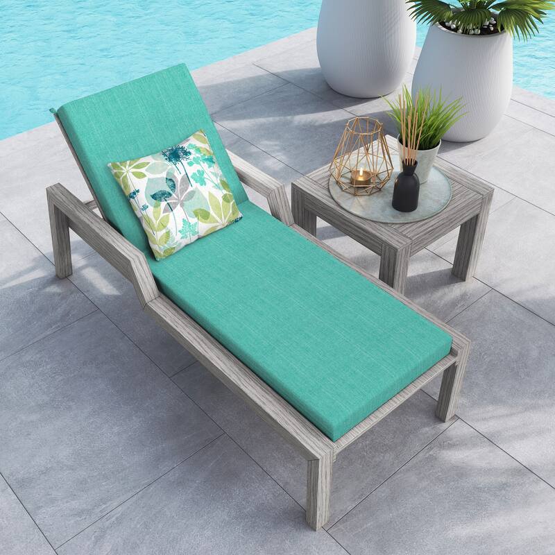 Textured Chaise Lounge Cushion - 22.5" wide x 70" long x 45" deep x 3.5" thick