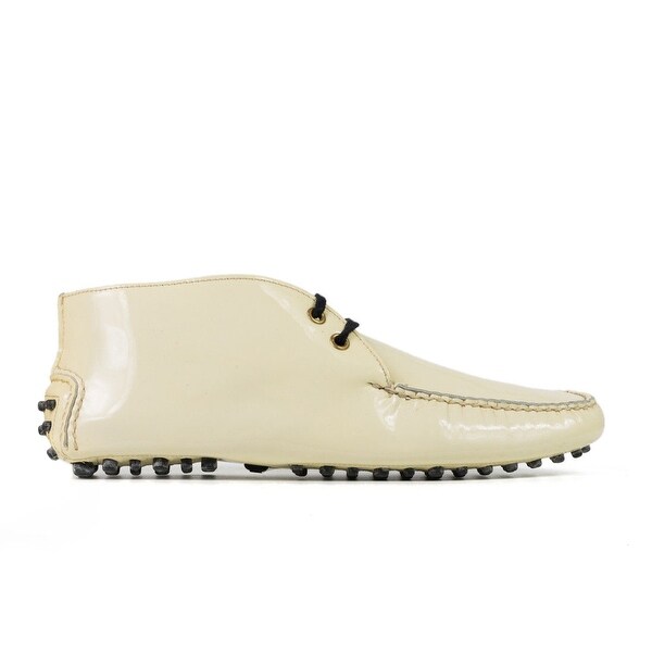 cream moccasins