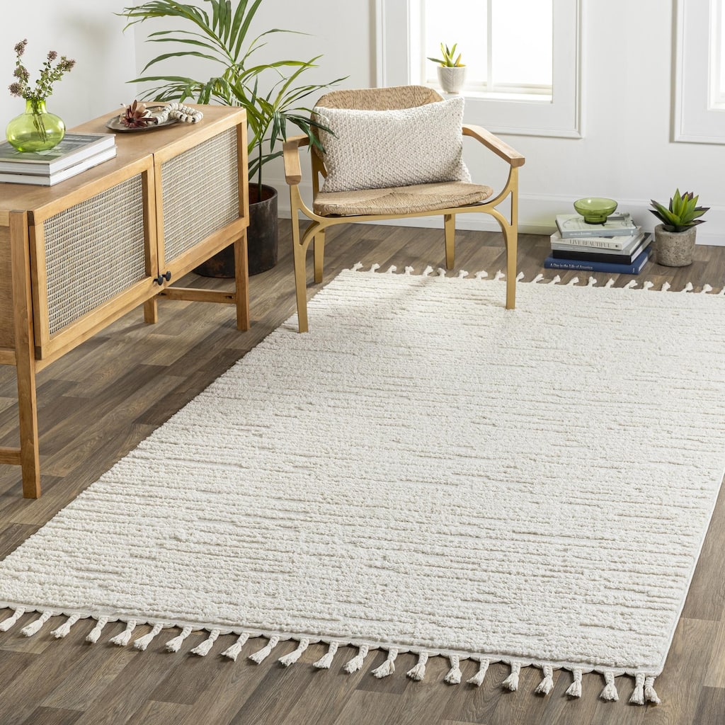Livabliss Nora Bohemian & Eclectic Stripe Area Rug