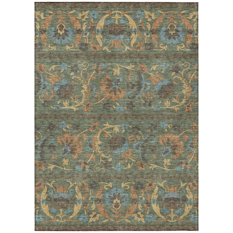 Machine Washable Indoor/ Outdoor Global Alix Chantille Rug