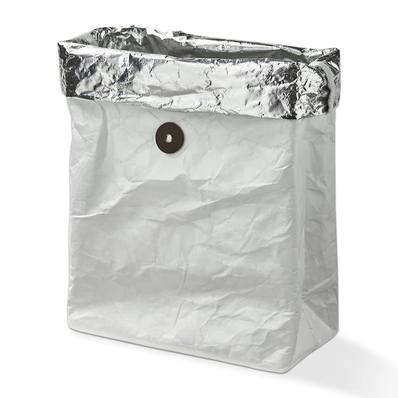 Caravan Insulated Lunch Bag Tote - Summer White, Wipe Clean, 11.8" H x 9.84" L x 4.33" W, Perfect for On-the-Go Meals