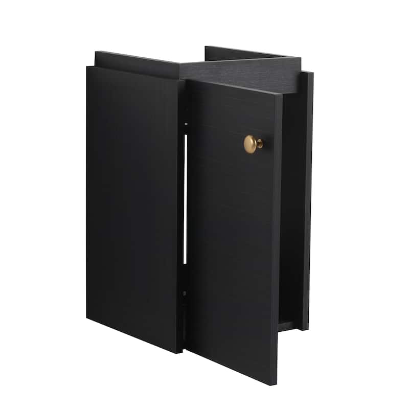 Bathroom Vanity with Sink 12 Inch,Bathroom Vanit,Soft Close Door,Small Bathroom Vanity with Sink,12 inch L X12inch W X24.1inch H