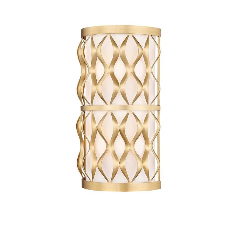 Z-Lite 1948-2S Harden 2 Light 15" Tall Wall Sconce