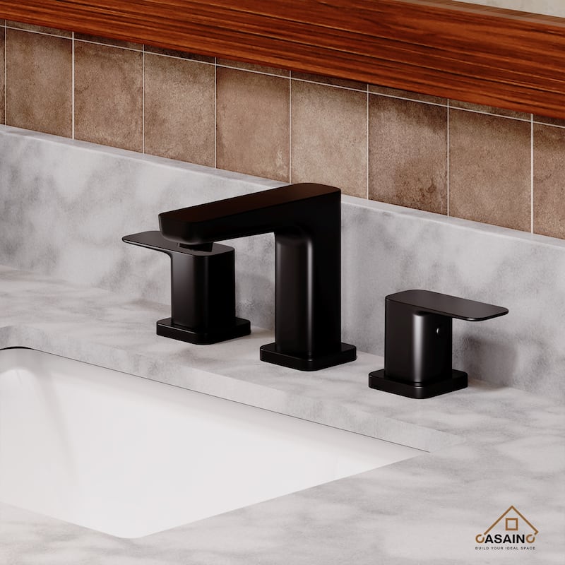 8 in. Widespread Double Handle Bathroom Sink Faucet