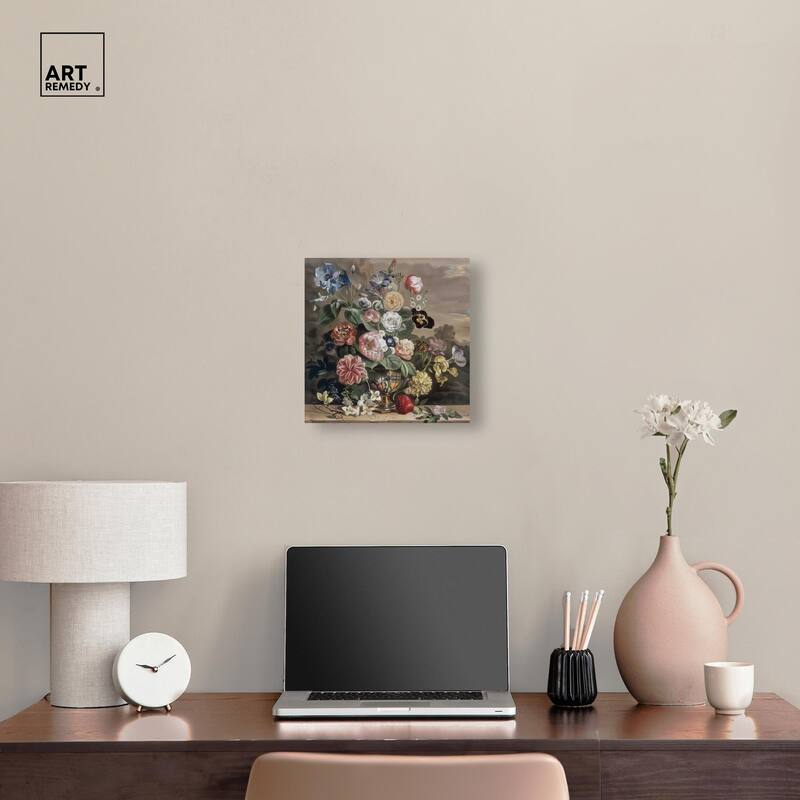 Classical Dream Vase II Canvas by Art Remedy, Gallery Wrapped