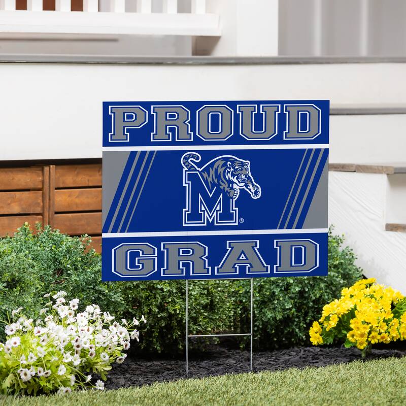 University of Memphis 24" x 18" Graduation Coroplast Outdoor Yard Sign