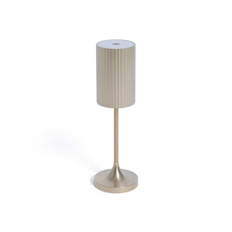 Gold Rechargeable Table Light - Reed