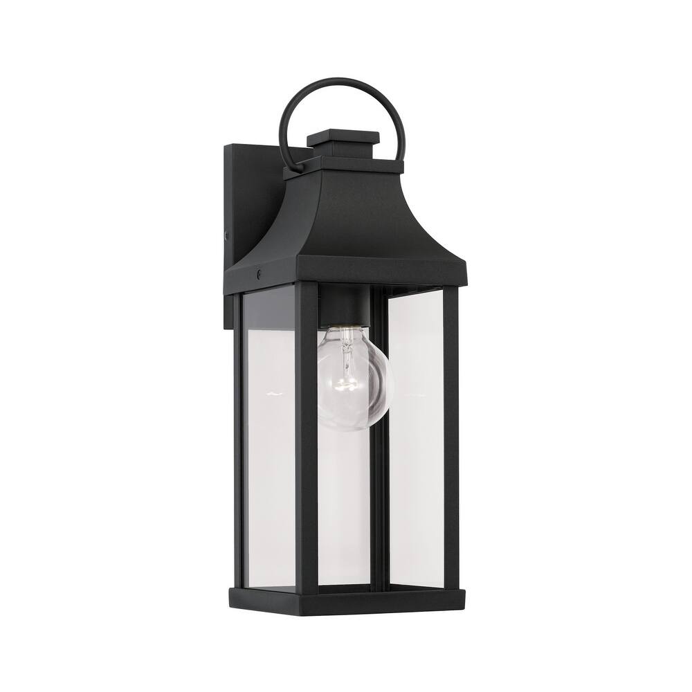 Bradford Outdoor 1-light Small Wall Lantern w/ Clear Glass