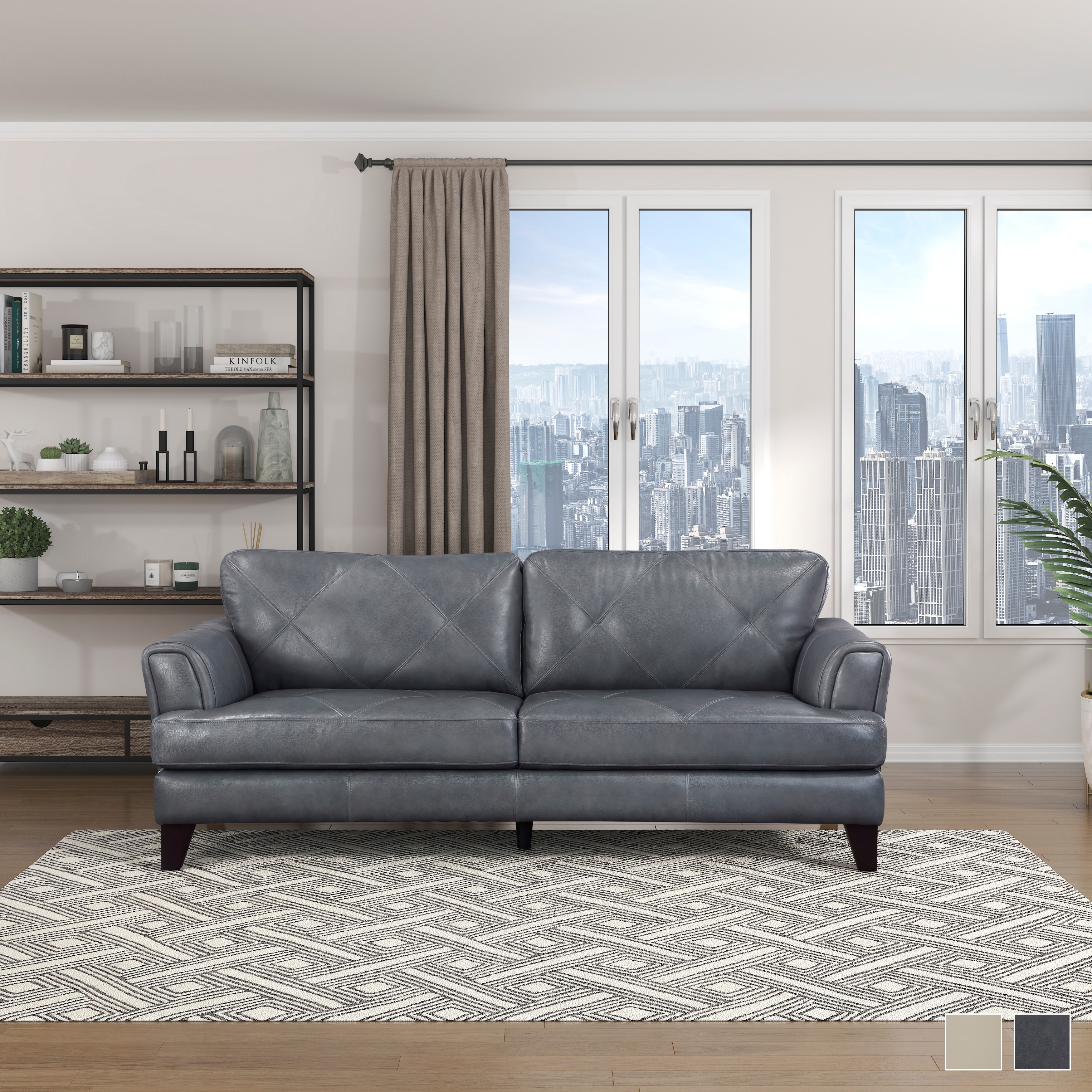 Fremont & Park Howe Leather Living Room Sofa