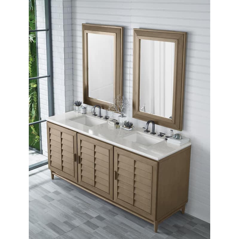 James Martin Vanities 620-V72-FEJP Portland 72" Free Standing Double