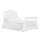 preview thumbnail 8 of 7, Evolur Aurora 5 in 1 Convertible Crib - Frost