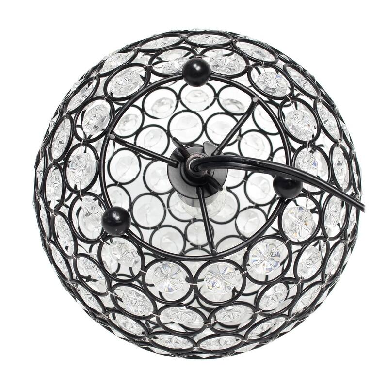 Crystal Ball Sequin Table Lamp