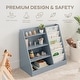 preview thumbnail 23 of 28, Kids Montessori Book Shelf, Shelves for Toys by Comfy Cubs