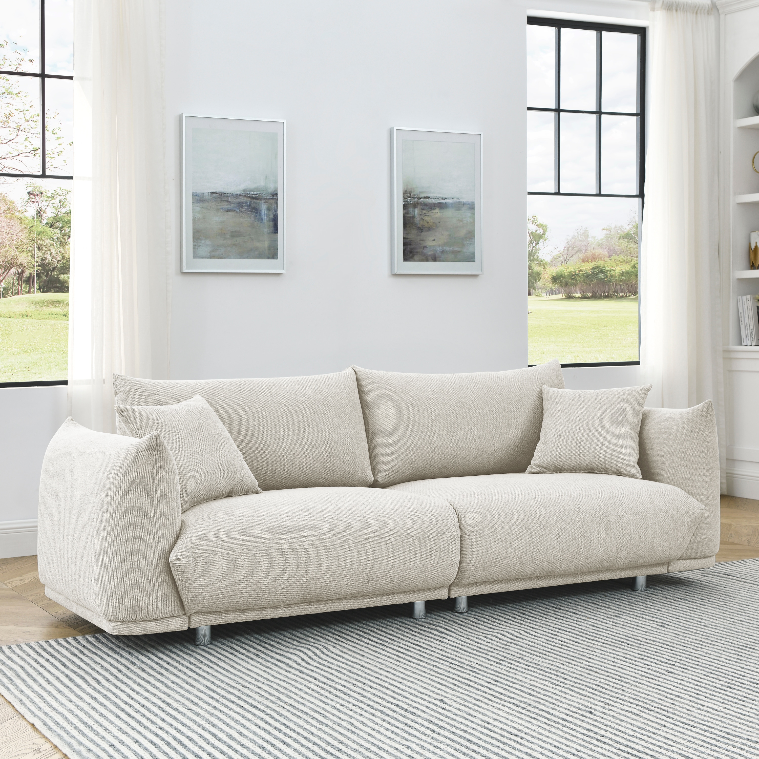 Deep 3 seater sofa sales