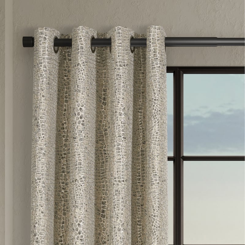 Habitat 84" Grommet Panel Pair - Pewter - 84 Inches
