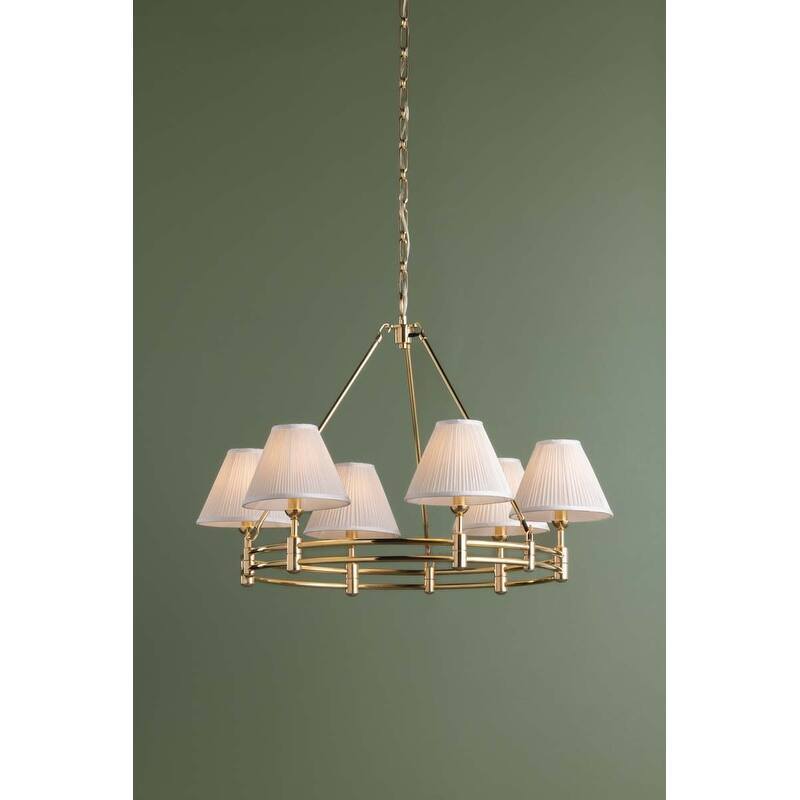 Hudson Valley Lighting MDS1800 Howard 6 Light 33" Wide Chandelier with