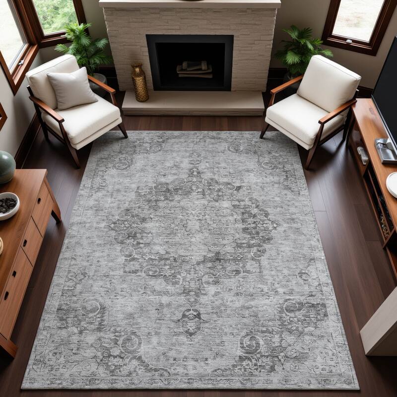 Premium Washable Super Soft Vintage Traditional Mayfield Rug