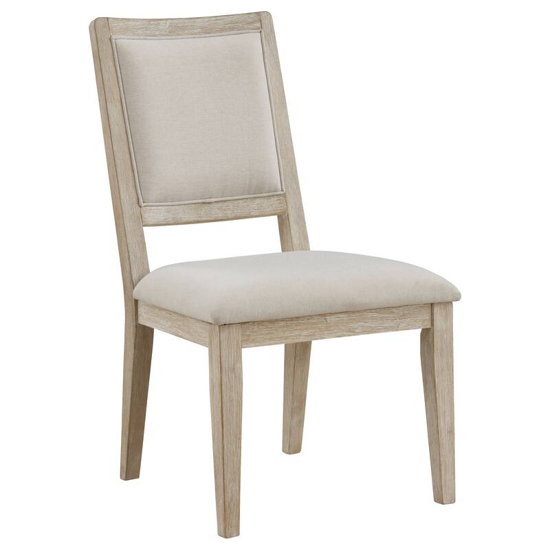 Trofello White Washed 5-piece Round Dining Table Set