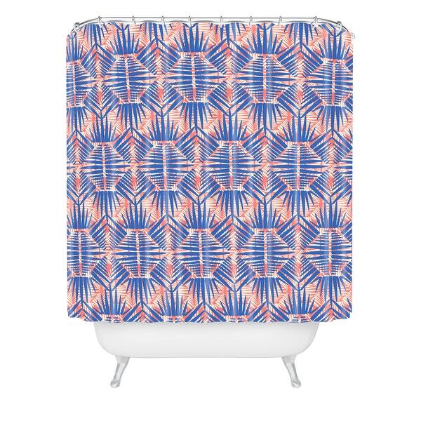 Deny Designs Zoe Wodarz Hot Tropic Blues Shower Curtain Overstock