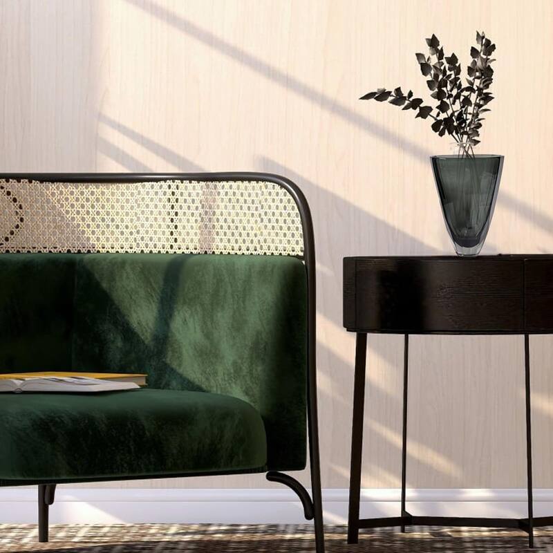 Large Fancy Cut Smoky Gray Glass Vase Modern Decorative Accent