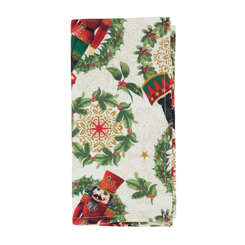 Nutcracker Design Dinner Napkins (Set of 4)