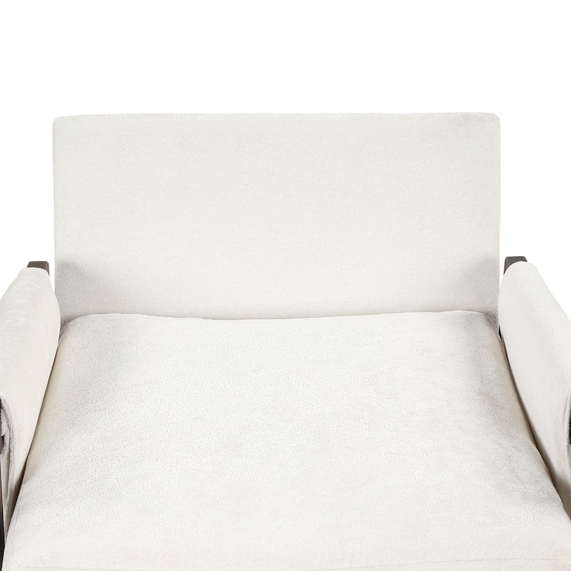 Roomfitters Mid-Century Modern Accent Chair, Velvet Upholstery with Solid Wood Frame and Plush Cushion, Ideal for Living Room