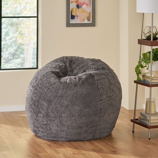 Greyrock Modern Glam Faux Fur Winter Bean Bag by Christopher