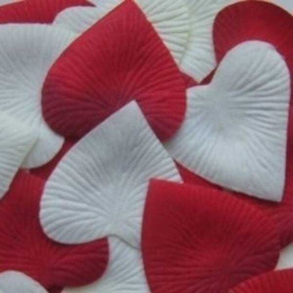 Shop Heart Shaped Silk Rose Petals Wedding Favors Decor 200