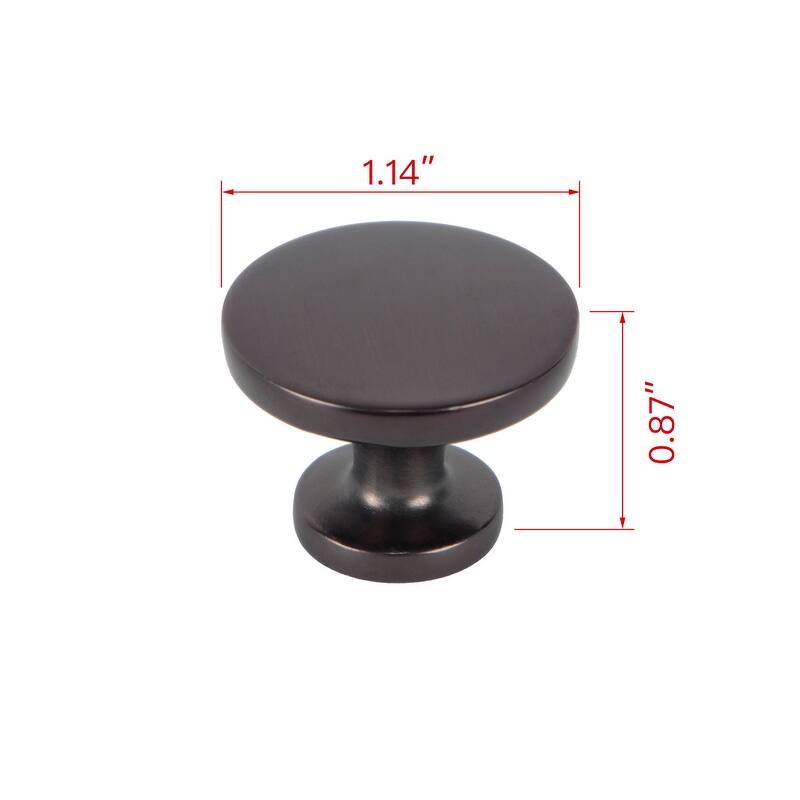 Utopia Alley Emme Cabinet Ring Pull Knob - Decorative Cabinet Drop Pull Knobs, Drawer Knobs 1.14"