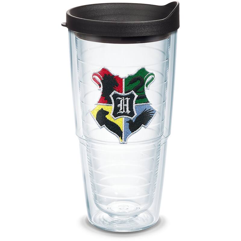Tervis Harry Potter - Hogwarts House Crests Made in USA Double Walled Insulated Travel Tumbler, Classic - 24oz