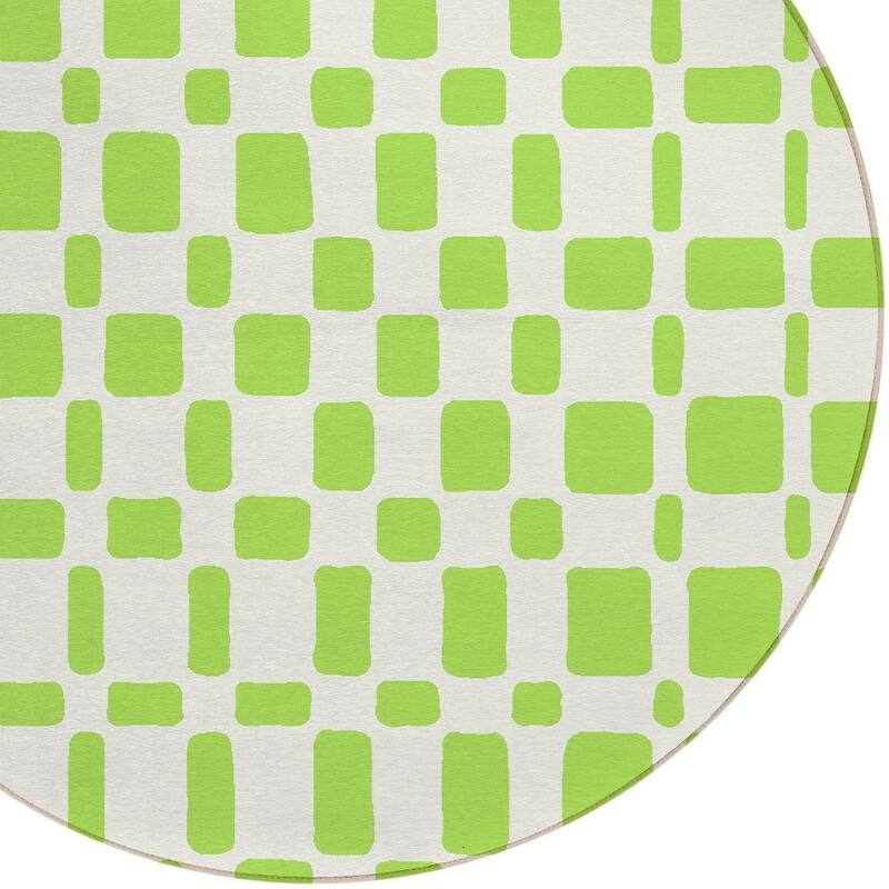 HomeRoots Geometric Transitional Rectangle Outdoor Rug