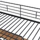 preview thumbnail 11 of 11, Twin Size Metal Loft Bed with L-shaped Desk and 3-Tier Shelving for Efficient Space Utilization