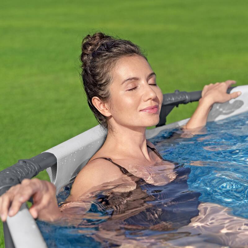 Bestway Steel Pro MAX 10'x30" Round Above Ground Outdoor Swimming Pool with Pump - 10ft. X 30in.