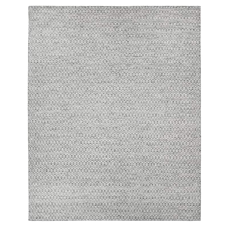 Overton Handmade Modern Contemporary Geometric Area Rug