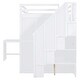 preview thumbnail 11 of 30, Full Size Bunk Bed with Wardrobe,Desk and Storage