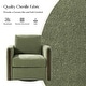 preview thumbnail 18 of 35, HULALA HOME Taresa Modern Barrel-Shaped Rotatable chair