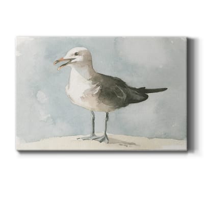 Simple Seagull II Premium Gallery Wrapped Canvas - Ready to Hang