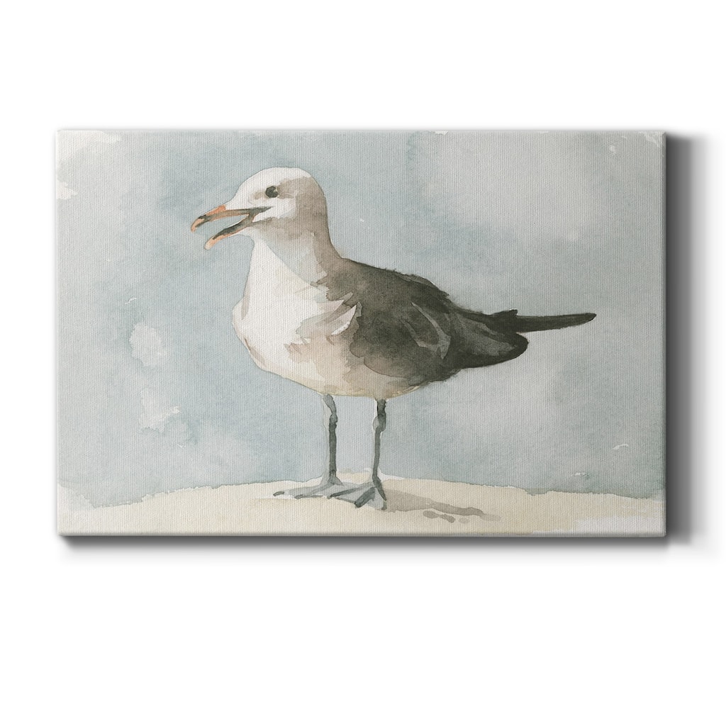 Simple Seagull II Premium Gallery Wrapped Canvas - Ready to Hang