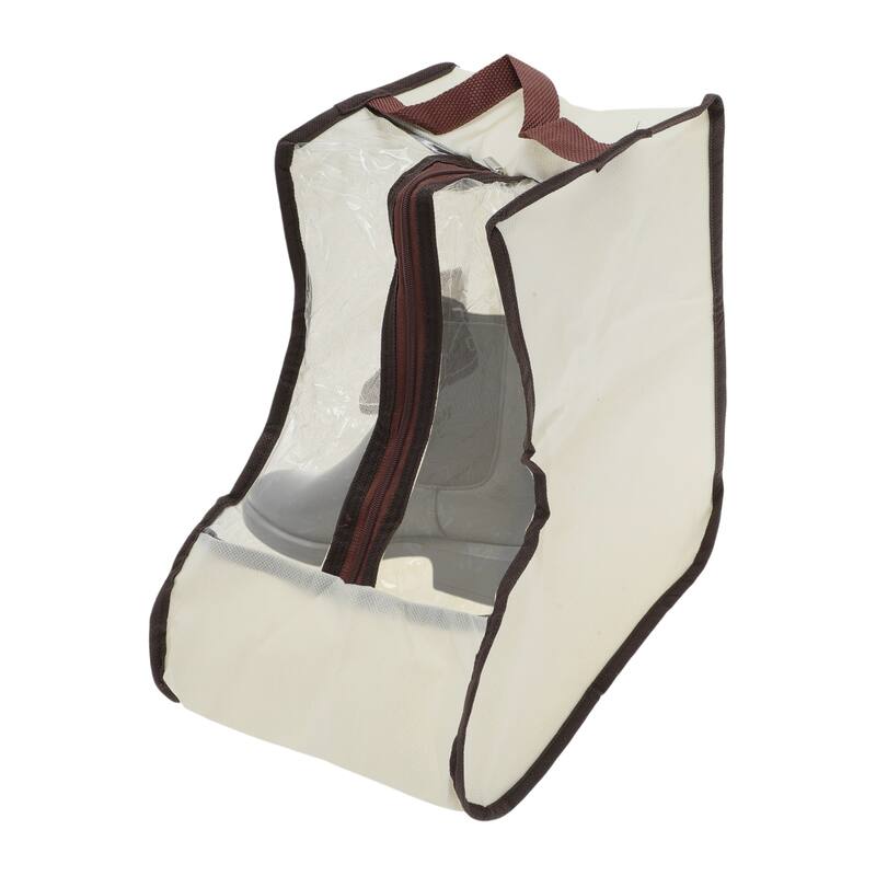 Dustproof Boots Print Shoes Dust Cover 1 Pc - Beige - Ankle Boots