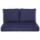 preview thumbnail 20 of 163, Haven Way Universal Outdoor Deep Seat Loveseat Cushion Set