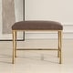 preview thumbnail 2 of 4, Uttermost Reform Gold Small Bench