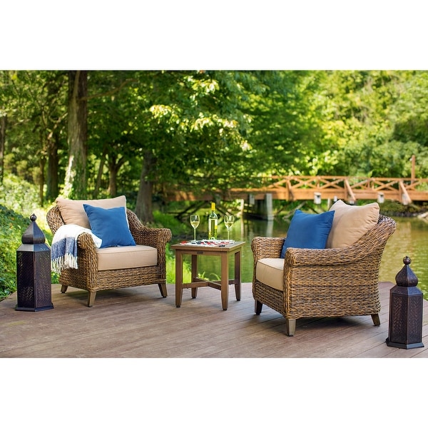 Hampton bay top cambridge ottoman