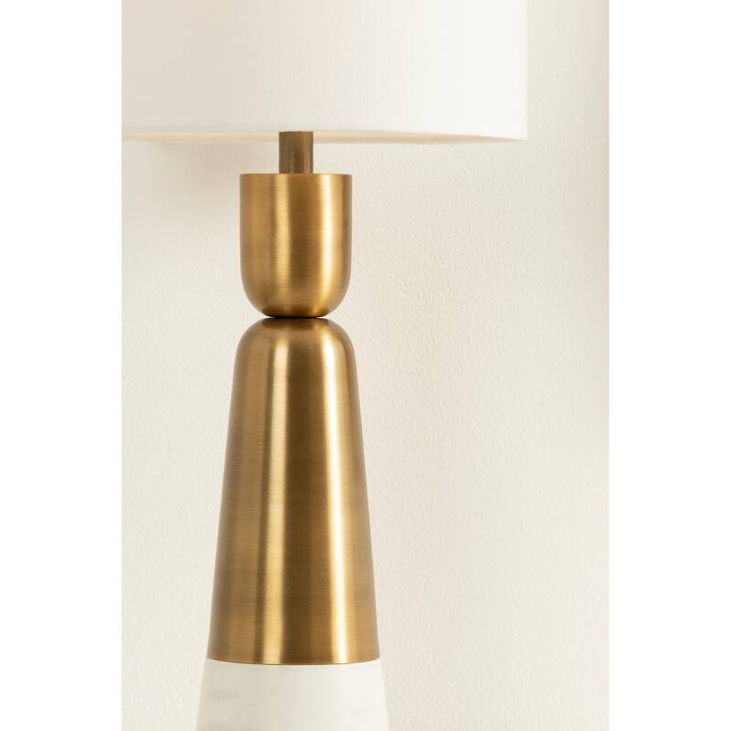 Kate and Laurel Deori Table Lamp - 8x8x20
