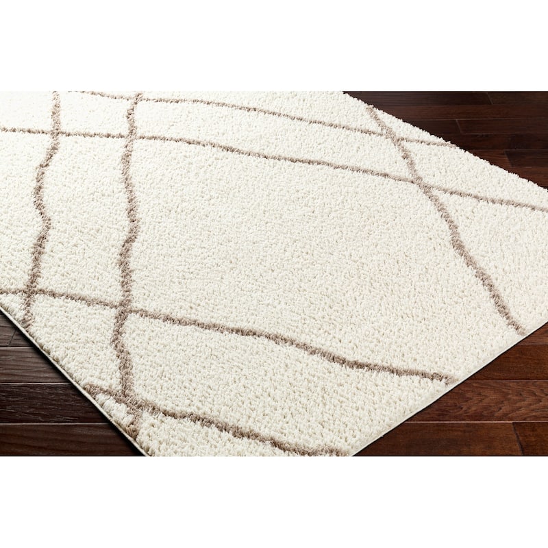 Maryland Shag Diamond Moroccan Area Rug