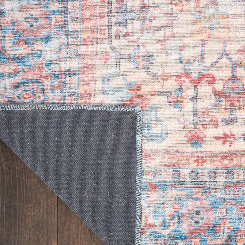 57 Grand by Nicole Curtis Vintage Medallion Machine Washable Area Rug
