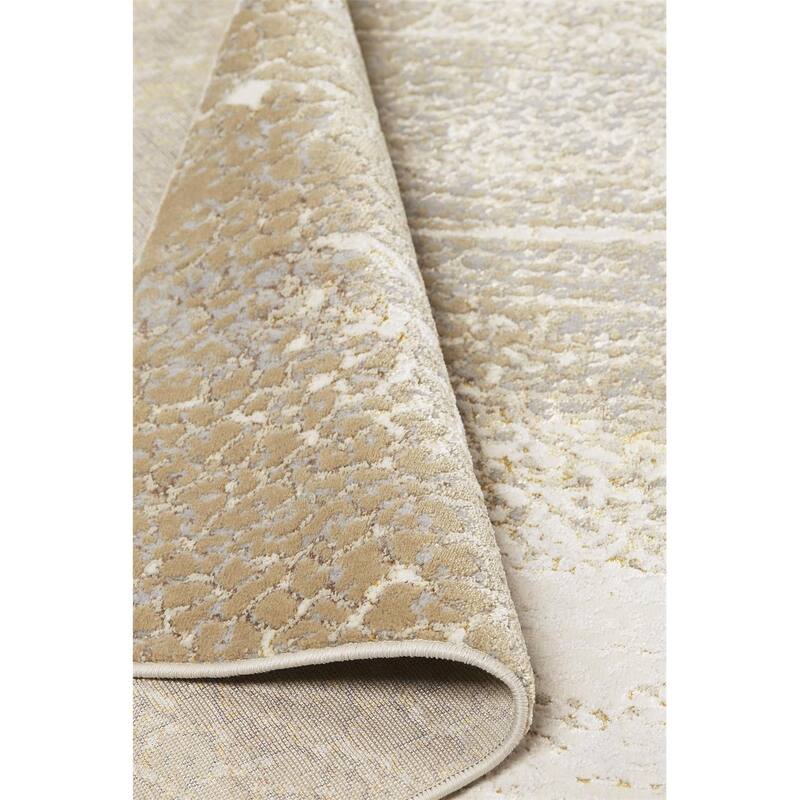 Zero Abstract Area Rug By HomeRoots - 9' x 12'