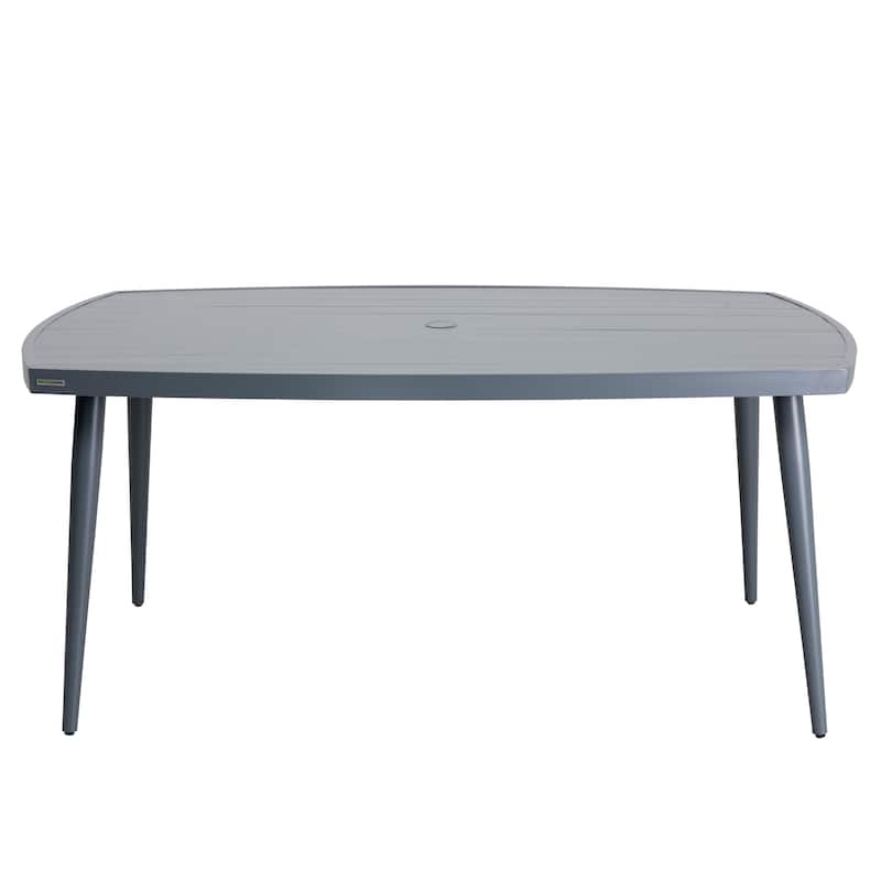 NUU GARDEN 67in. Single Outdoor Aluminum Dining Table