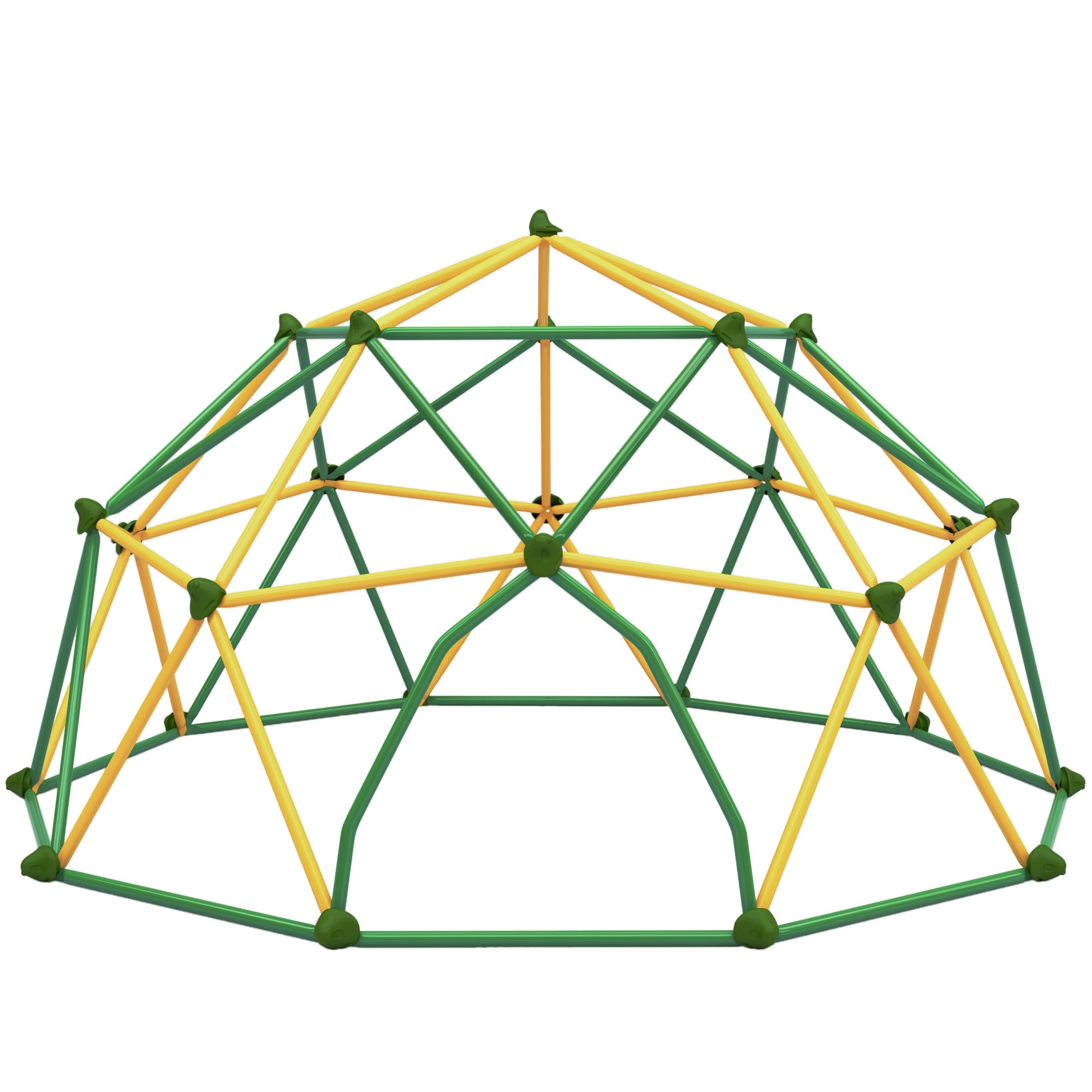 13ft Geometric Dome Climber Play Center, Kids Climbing Dome Tower, Rust & UV Resistant Steel Supporting 1000 LBS