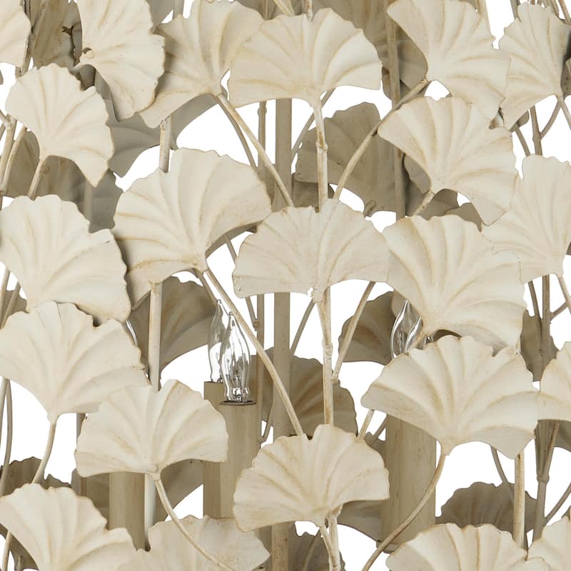 Currey & Company Maidenhair Cream Chandelier - 42.5"h x 18.75"dia